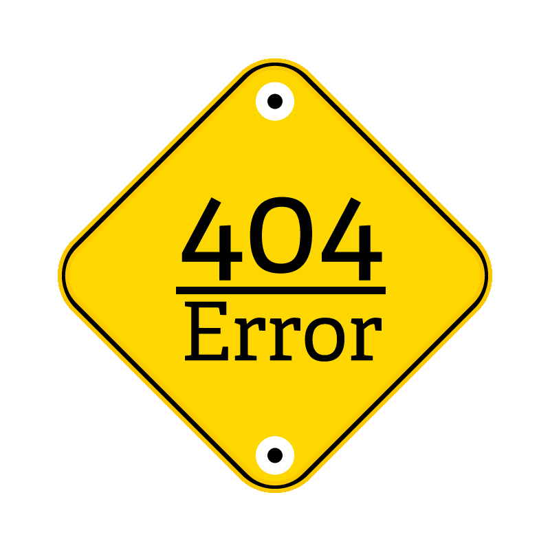 Big 404 Sign