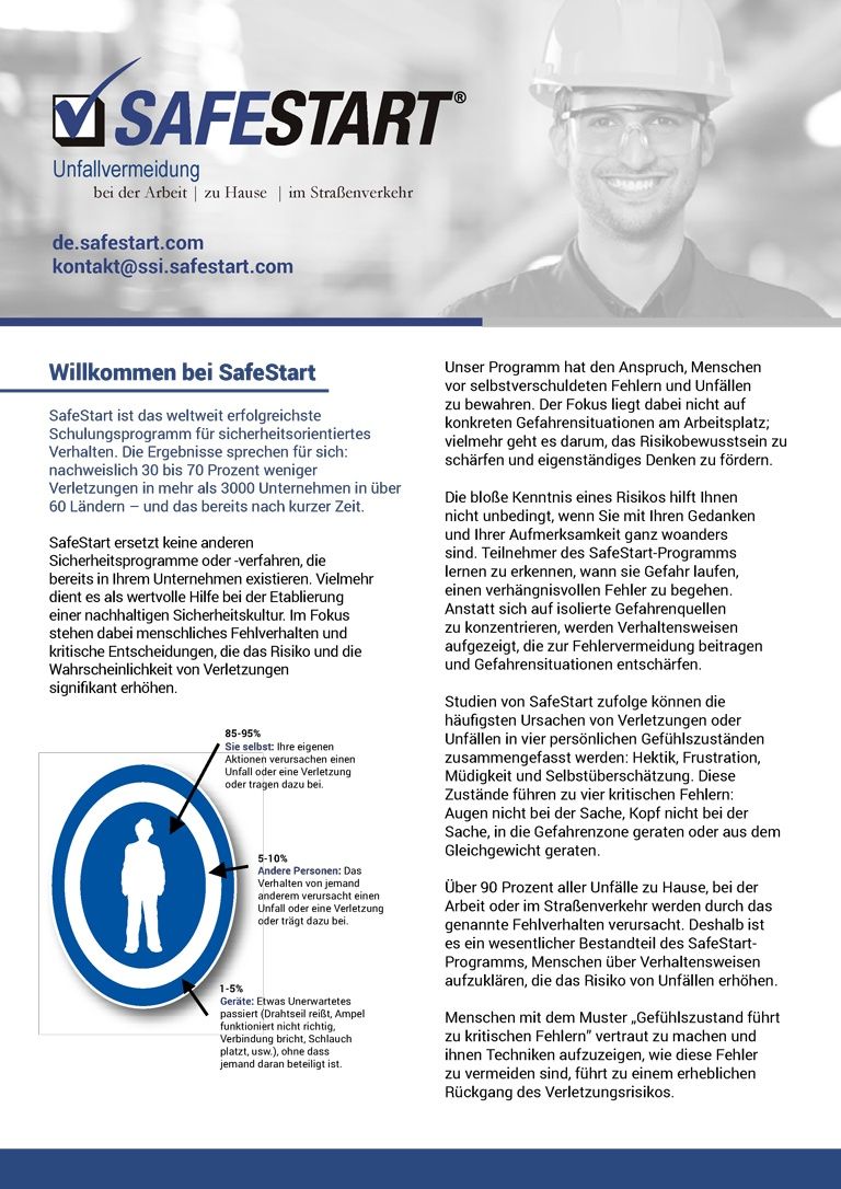 Willkommen bei SafeStart